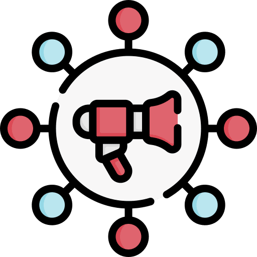 Viral marketing play share video icon Viral marketing play share video icon