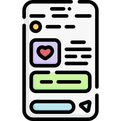 Ads mobile phone comment reaction icon Ads mobile phone comment reaction icon