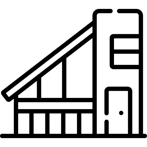 Modern house house real estate building icon