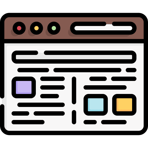 News web internet page icon News web internet page icon