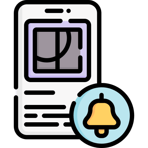 Notification ui social media interface icon Notification ui social media interface icon