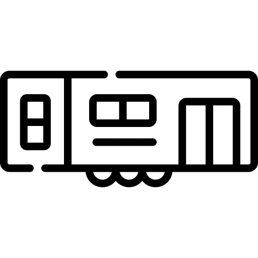 Tiny house caravan mobile house house icon