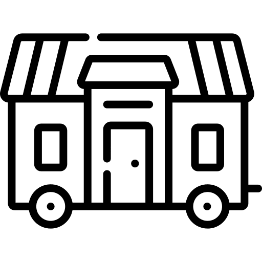 Tiny house journey travel tiny house icon Tiny house journey travel tiny house icon