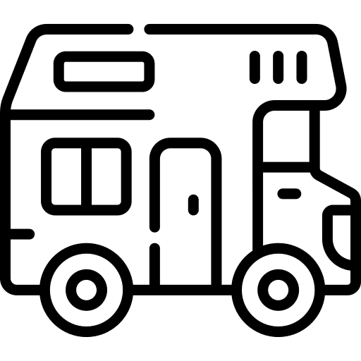 Caravan camping nomad travelling icon Caravan camping nomad travelling icon