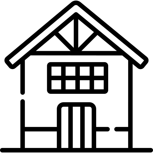 Cottage cottage real estate wooden house icon Cottage cottage real estate wooden house icon