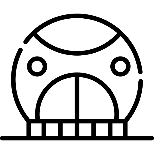 Dome building real estate architecture icon Dome building real estate architecture icon