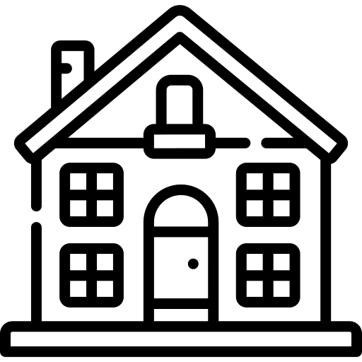 House home construction property icon House home construction property icon