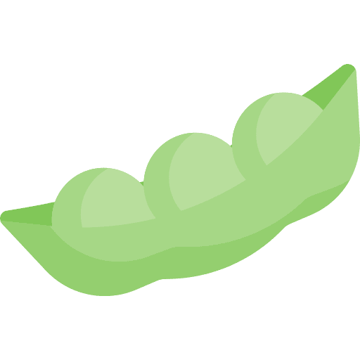 Peas organic healthy food vegetarian icon