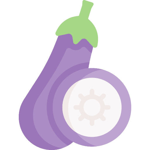 Eggplant vegetarian healthy food vegan icon Eggplant vegetarian healthy food vegan icon