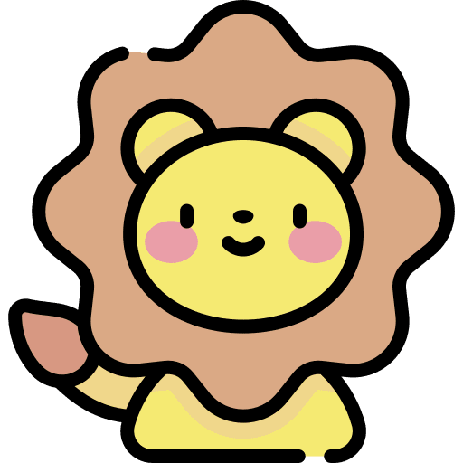 Lion animal kingdom mammals user icon