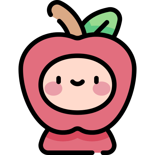 Apple avatar caucasian carnival icon Apple avatar caucasian carnival icon