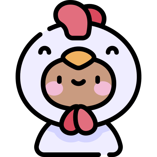 Chicken carnival user costume icon Chicken carnival user costume icon