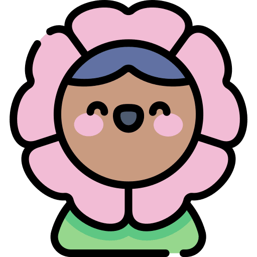 Flower party girl user icon Flower party girl user icon