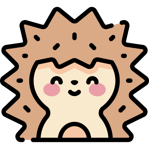 Hedgehog avatar user animals icon Hedgehog avatar user animals icon