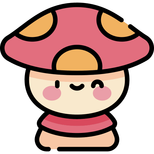 Mushroom spring mushroom party icon Mushroom spring mushroom party icon