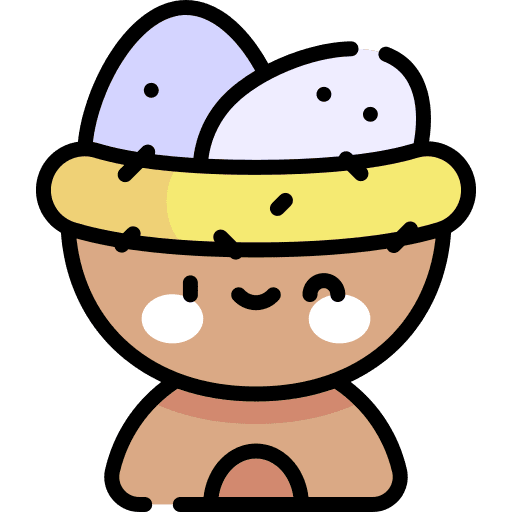 Nest spring nature costume icon Nest spring nature costume icon