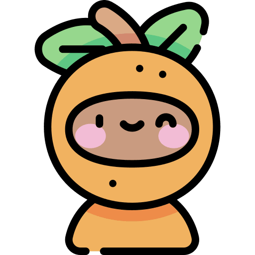 Orange orange avatar carnival icon Orange orange avatar carnival icon