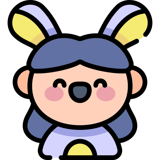 Rabbit rabbit costume caucasian icon Rabbit rabbit costume caucasian icon