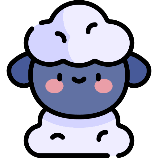 Sheep avatar wildlife sheep icon Sheep avatar wildlife sheep icon