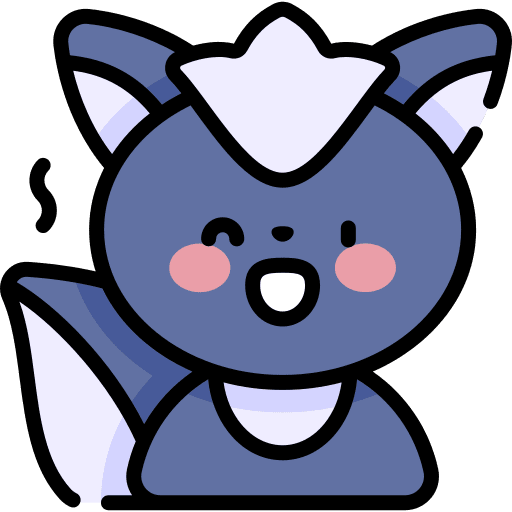 Skunk avatar animal wildlife icon Skunk avatar animal wildlife icon