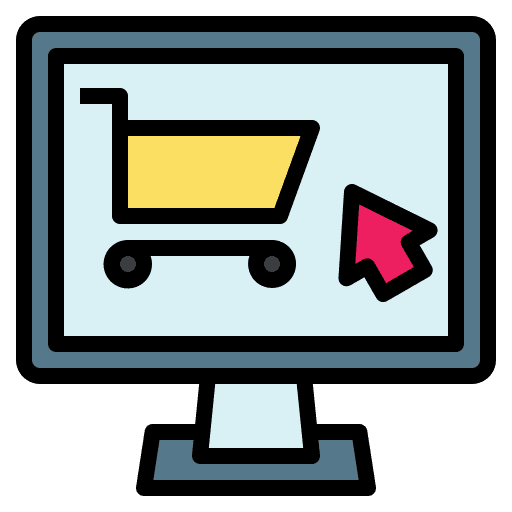 Online shopping distance online shopping healthcare icon Online shopping distance online shopping healthcare icon