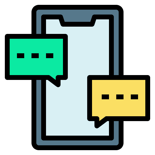 Smartphone communications distance communication icon Smartphone communications distance communication icon