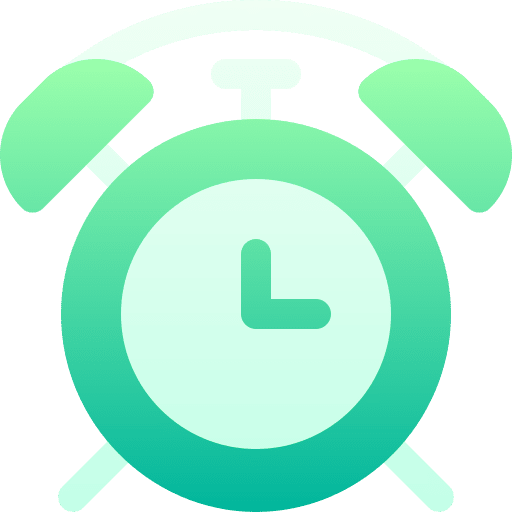 Alarm clock alarm clock time and date time icon