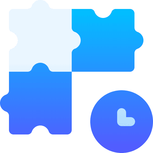 Time management workflow loop kaizen icon