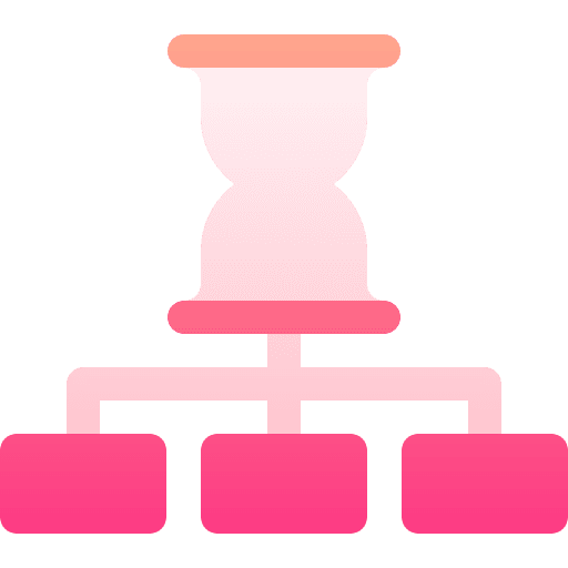 Hourglass management time and date tick icon Hourglass management time and date tick icon