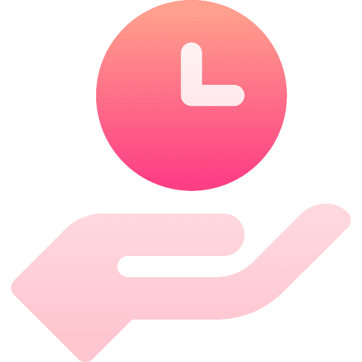 Time management care hands schedule icon Time management care hands schedule icon