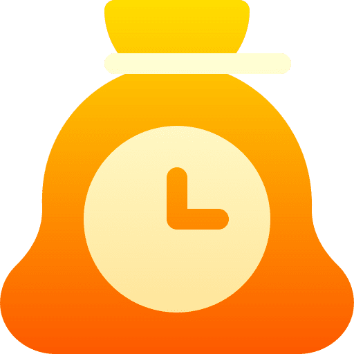 Time money time is money coins icon Time money time is money coins icon
