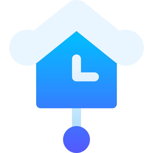 Wall clock time and date wall clock watch icon Wall clock time and date wall clock watch icon