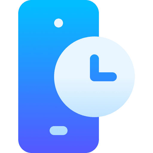 Stopwatch timer interface smartphone icon Stopwatch timer interface smartphone icon