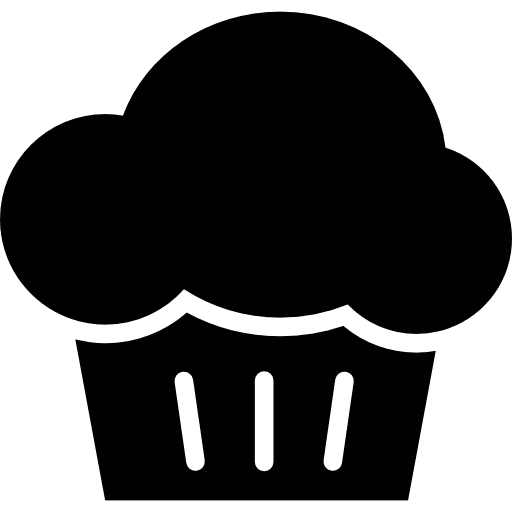 Cupcake dessert cakes cake bakery icon