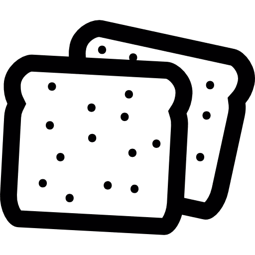 Loaves of bread breads loaf baked icon