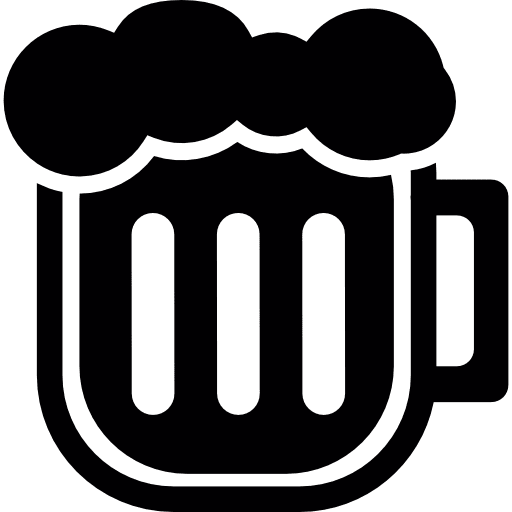 Beer pint alcohol mug beverage icon