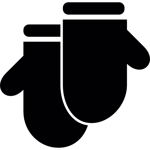 Pair of gloves clothing winter fashion icon