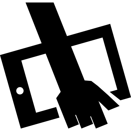 Ipad in student hand computers ipad tablet icon