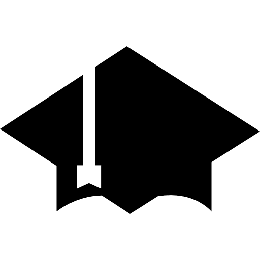 Graduation hat accessory education hat icon