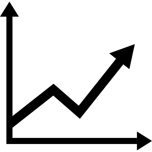 Educational line graphic education line graphic ascending icon