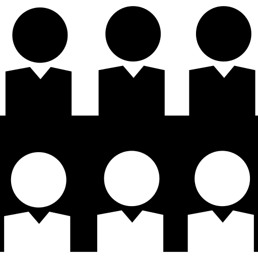 Group of teacher in front of students group teachers gathering groups icon