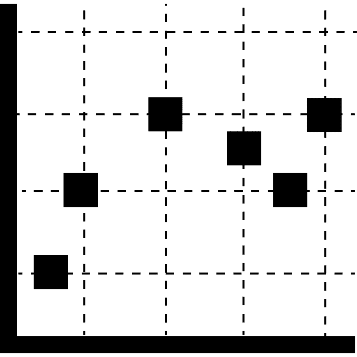 Education chart with squares charts tools tool icon