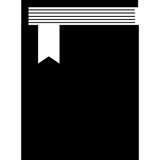 Book from top view book reading tools icon