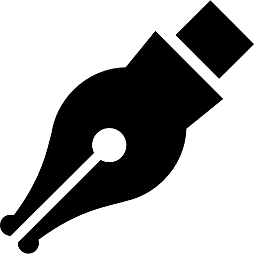 Pen point school tool point write tool icon