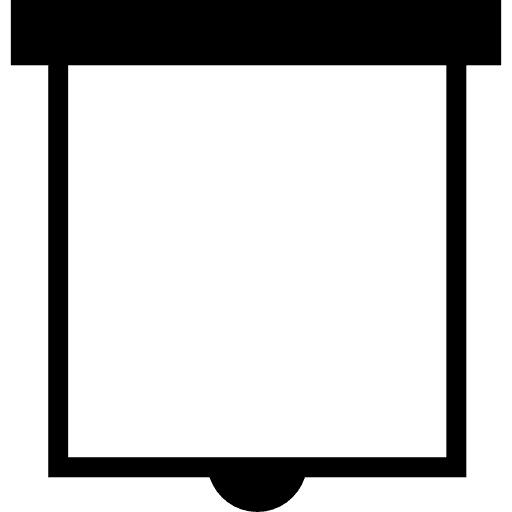 Projector screen tool tools screen education icon