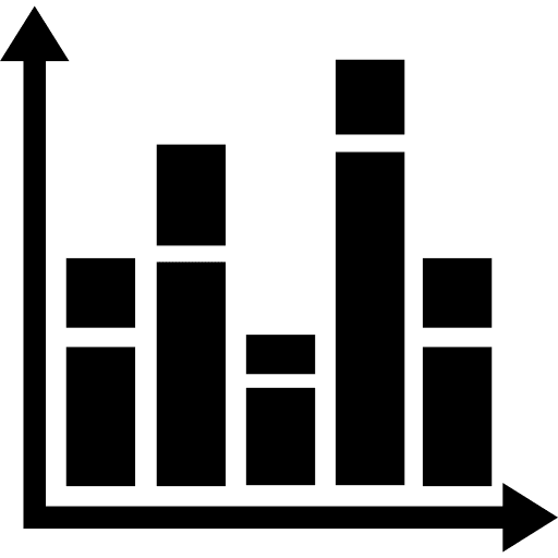 Bars graphic graphics education charts icon