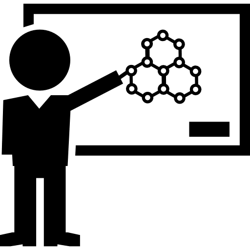 Chemistry class instructions educator chemistry class icon