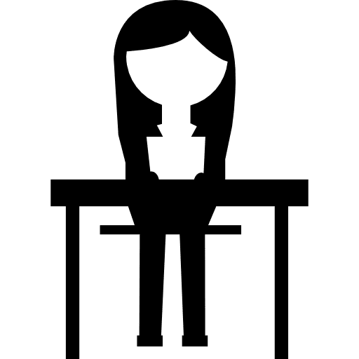 Student reading students girl reading icon