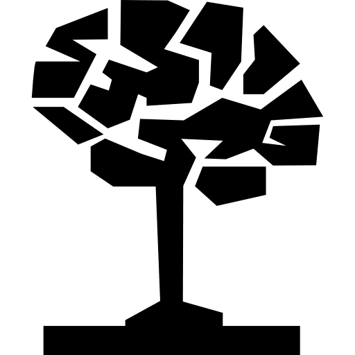 Tree brain conceptual symbol grow brain conceptual icon