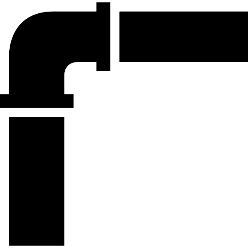 Pipes tubes angle parts construction building trade icon